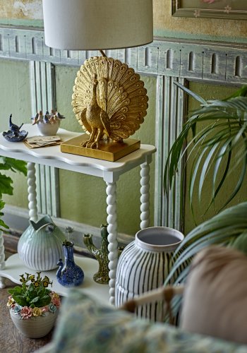 CREATIVE COLLECTION Bia Konsolentisch, Weiß, MDF (L60xH60xB30 cm)