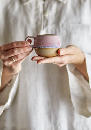 BLOOMINGVILLE Paula Espressotasse, Rosa, Steingut