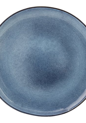 BLOOMINGVILLE Sandrine Teller, Blau, Steingut, D28,5 cm