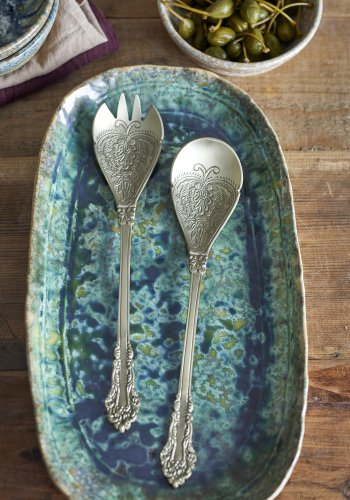 BLOOMINGVILLE Kalima salatsett, messing