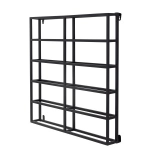 BLOOMINGVILLE Magne vinreol - sort metal