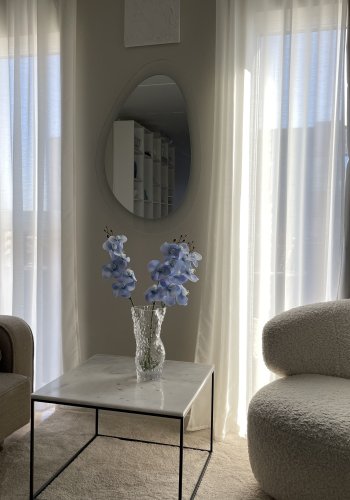 NORDVÄRK Aqua speil, gjennomsiktig