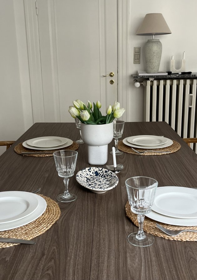 VENTURE DESIGN Count Esstisch 100x220 cm - Braune Holzoptik