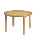 ZUIVER Storm salongbord, rundt - naturlig eikefiner og asketre (60)