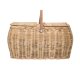 BLOOMINGVILLE Gor Korb mit Deckel, Natur, Rattan, L44xH26xB26 cm