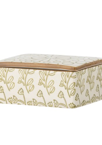 CREATIVE COLLECTION Smrboks i lnn, grnn, steinty