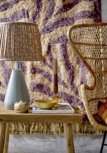 BLOOMINGVILLE Dip Dye stearinlys, brune, parafin, sett med 4, D2,2xH25 cm