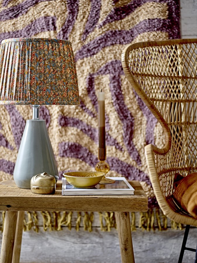 BLOOMINGVILLE Dip Dye stearinlys, brune, parafin, sett med 4, D2,2xH25 cm