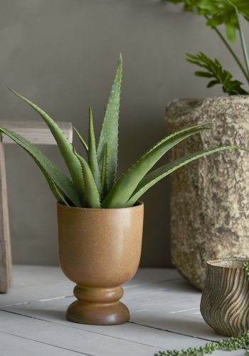BLOOMINGVILLE Aloe kunstig plante - Grnn plast