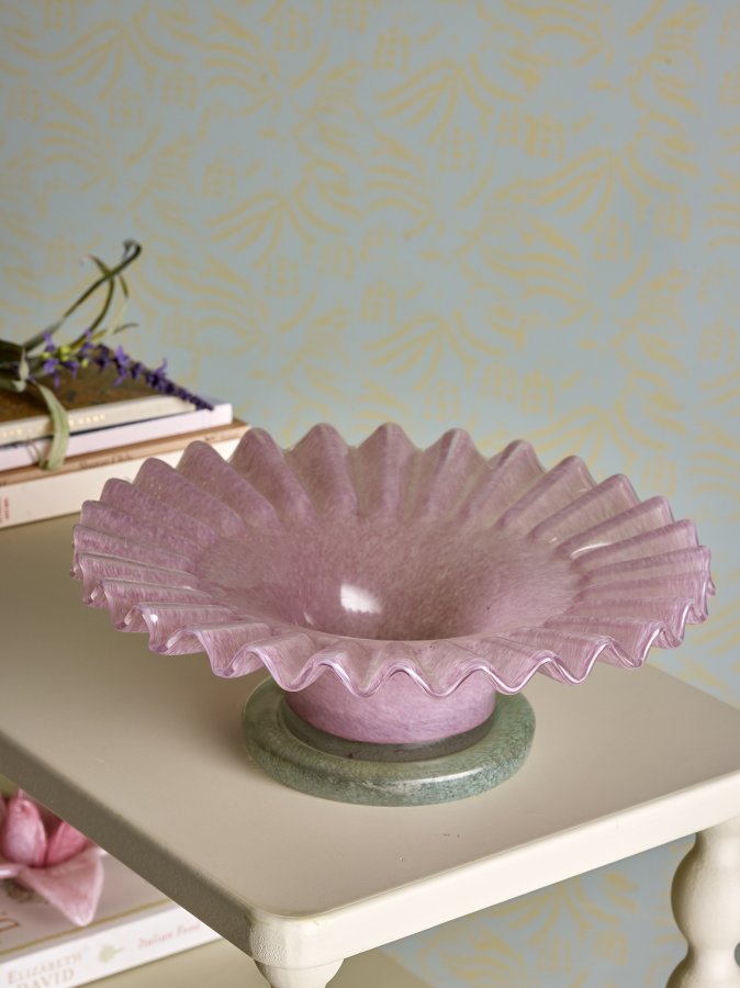 BLOOMINGVILLE Granatbolle, rosa, glass