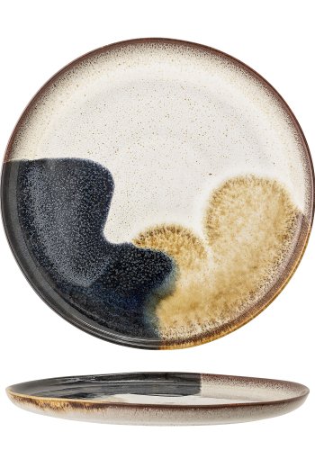 BLOOMINGVILLE Jules Tallerken, Gr, Steinty, D28,5xH2 cm