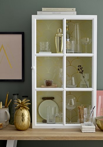 BLOOMINGVILLE Yuichi Eiskübel, Gold, Aluminium, D13xH24 cm