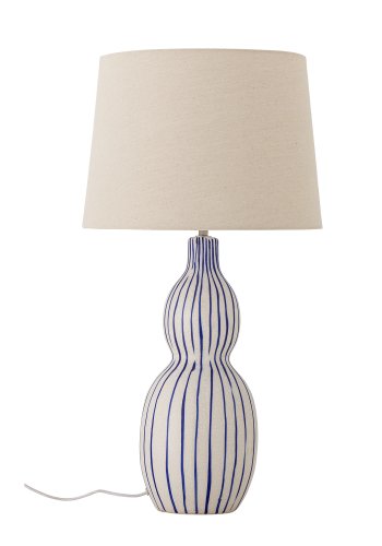 CREATIVE COLLECTION Gavisa Tischleuchte, Blau, Steingut