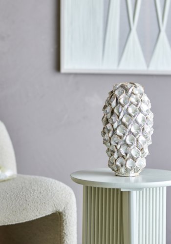 BLOOMINGVILLE Glenda Deco, Wei, Steingut (T21xH34 cm)