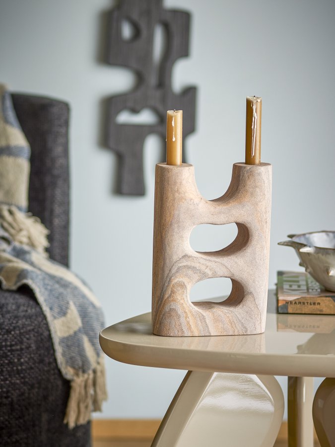 BLOOMINGVILLE Lodi lysestage - natur sandsten (L18xH25,5xB7)