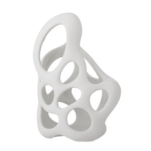 BLOOMINGVILLE Skldekoration, Vit, Polyresin (L17,5xH22,5xB13,5 cm)