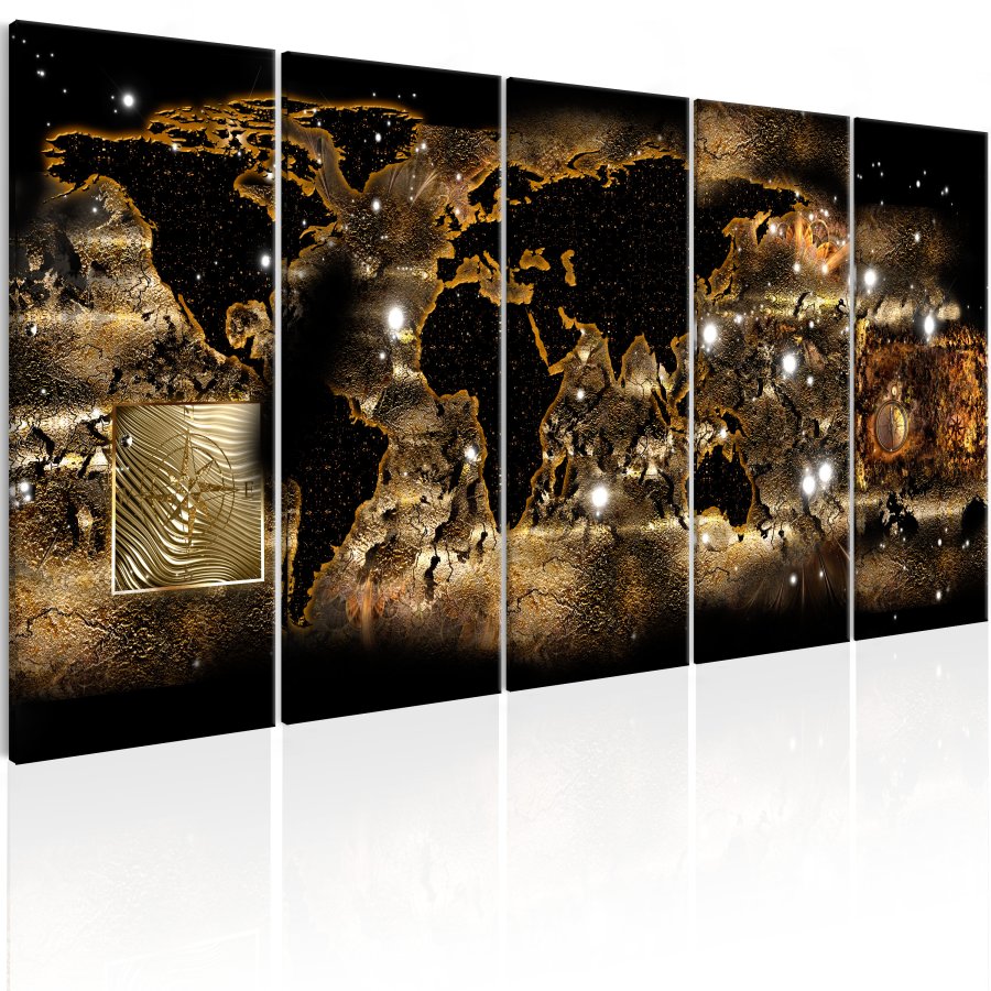 ARTGEIST verdenskort - World at Night - Flere st�rrelser
