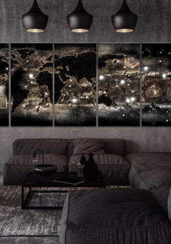 ARTGEIST Weltkarte - Earth Glow - Mehrere Gren