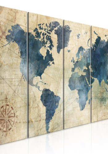 ARTGEIST verdenskort - Retro Map Narrow - Flere st�rrelser