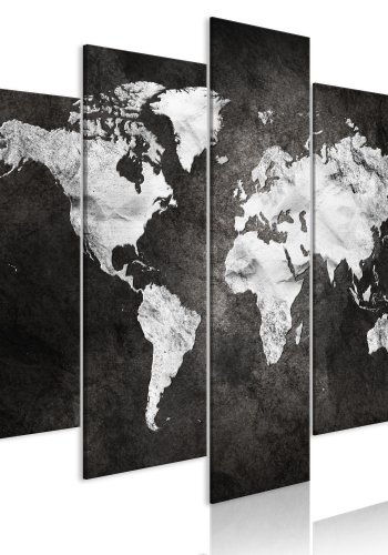 ARTGEIST verdenskort - Dark World Wide - Flere st�rrelser