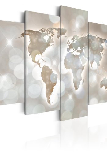 ARTGEIST verdenskort - Lux Mundi - Flere st�rrelser