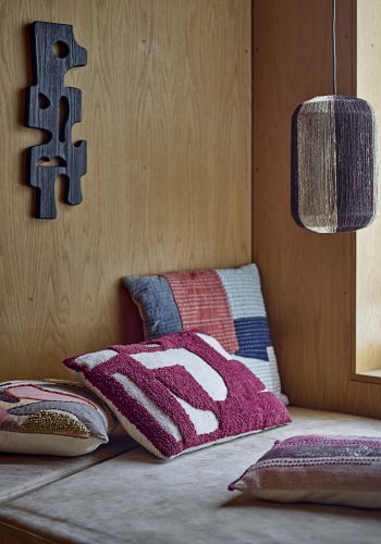 BLOOMINGVILLE Bri Kissen, Braun, Baumwolle (L50xB35 cm)