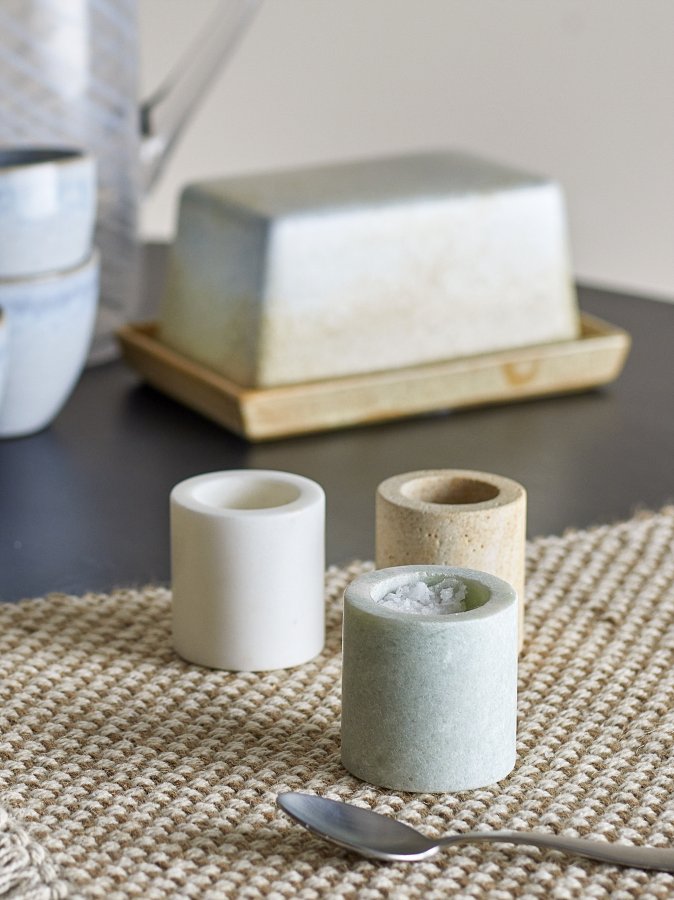 BLOOMINGVILLE Kokui-krukke, naturlig, marmor