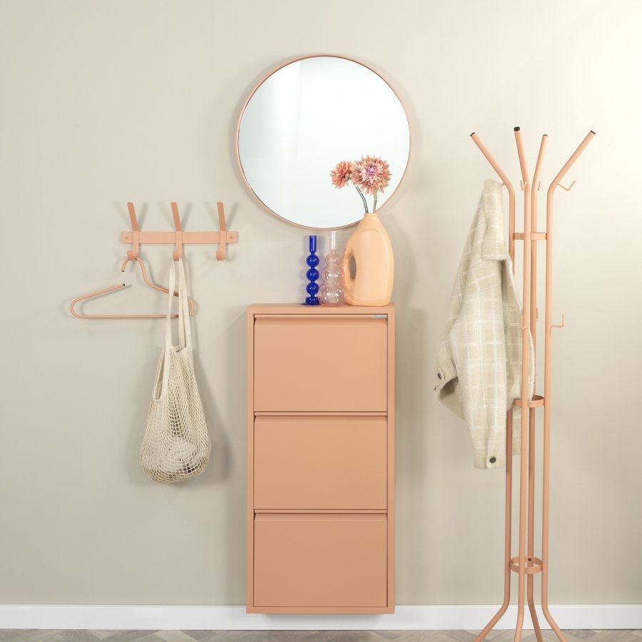 SPINDER DESIGN Dexter 3 klesstativ, m. 3 kroker - leire terra stl