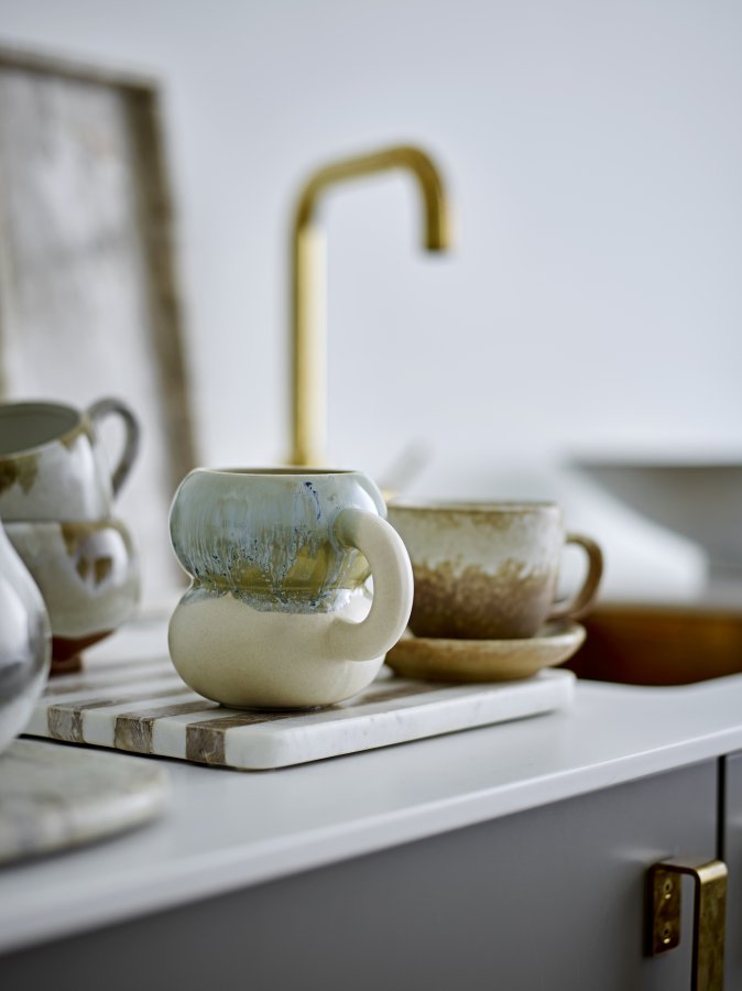 BLOOMINGVILLE Luna kop, m. hank - bl stentj (D9xH10) (st af 4)