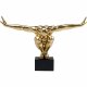 KARE DESIGN Athlete XL Gold Figur - Gold/Schwarz Polyresin/Marmor
