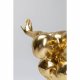 KARE DESIGN Athlete XL Gold Figur - Gold/Schwarz Polyresin/Marmor