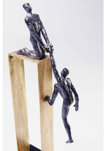 KARE DESIGN Object Elements Come Together figur - polyresin og stl (H:51)