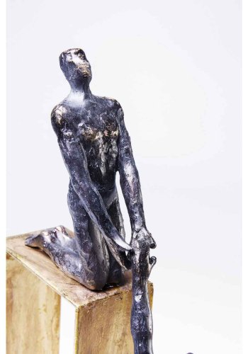 KARE DESIGN Object Elements Come Together figur - polyresin og stl (H:51)