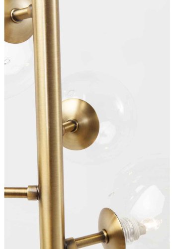 KARE DESIGN Bello Sette golvlampa - klar glas och m�ssings st�l