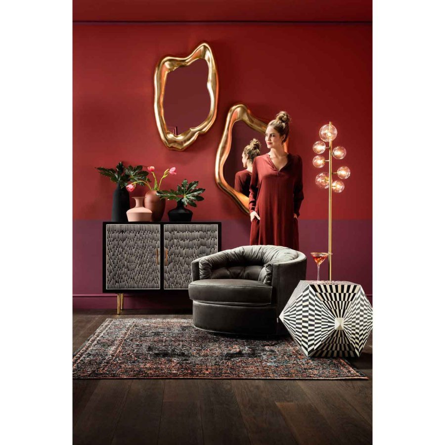 KARE DESIGN Bello Sette golvlampa - klar glas och m�ssings st�l