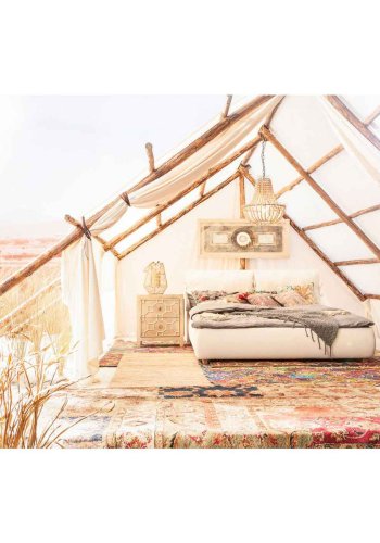 KARE DESIGN Alhambra nattbord - slv, m. 2 skuffer