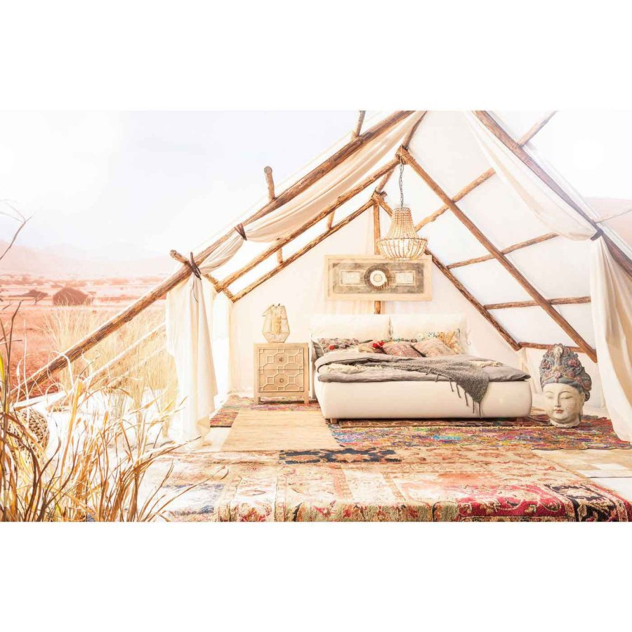 KARE DESIGN Alhambra nattbord - slv, m. 2 skuffer