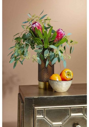 KARE DESIGN Alhambra nattbord - slv, m. 2 skuffer