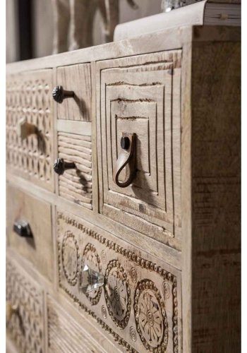 KARE DESIGN Puro kommode - mangotr, m. 14 skuffer