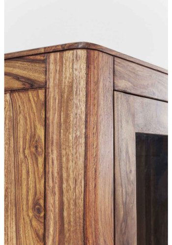 KARE DESIGN Brooklyn Nature Display vitrineskab - natur sheesham/palisander, m. 2 lger