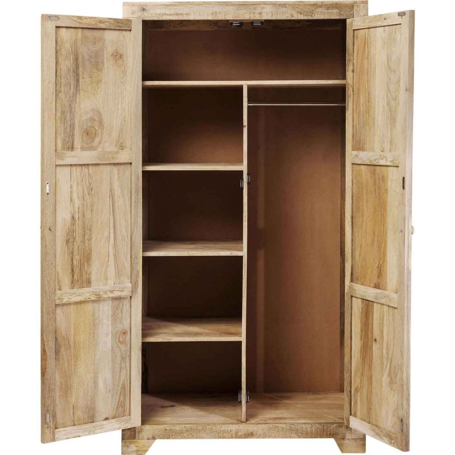 KARE DESIGN Puro Kleiderschrank - Mangoholz, m. 2 Türen