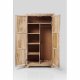 KARE DESIGN Puro Kleiderschrank - Mangoholz, m. 2 Türen