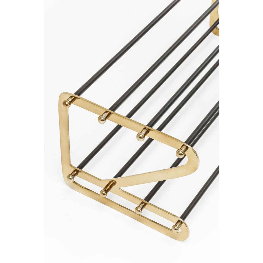 KARE DESIGN Walk-skostativ, Small - gull/svart aluminium/stl