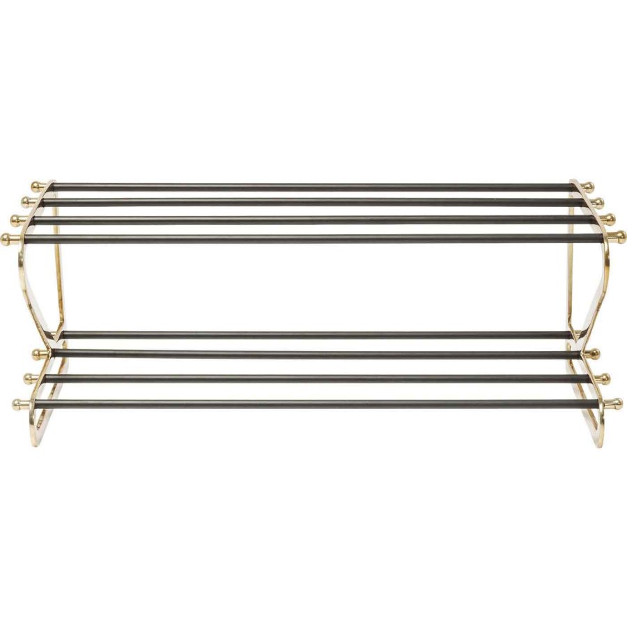 KARE DESIGN Walk-skostativ, Small - gull/svart aluminium/stl