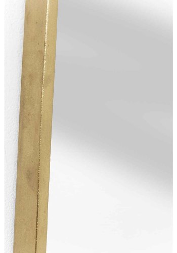 KARE DESIGN Clip Brass vgspejl, rektangulr - spejlglas og messing aluminium (177x32)