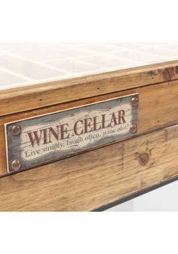 KARE DESIGN Collector salongbord, med oppbevaring - klart glass og naturlig grantre (122x55)