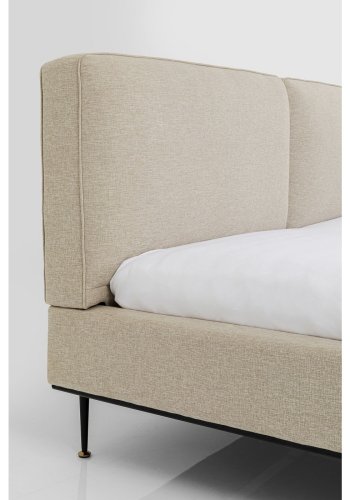 KARE DESIGN East Side sengeramme - beige bomuld/stof (180x200)