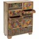 KARE DESIGN Paradise kommode - multifarvet mangotr og MDF (68x30)