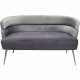 KARE DESIGN Sandwich sofa - gr/slv polyester/stl