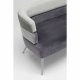 KARE DESIGN Sandwich sofa - gr/slv polyester/stl